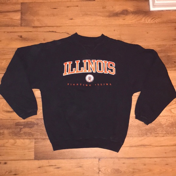 Vintage Other - VINTAGE ILLINOIS FIGHTING ILLINI CREWNECK